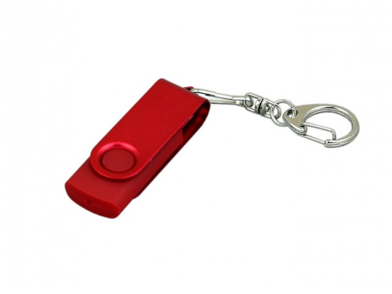 Флешка для нанесения Квебек Solid (16 Гб / GB USB 2.0 Красный/Red 031 Юсб портативная флешка в виде брелка оптом)