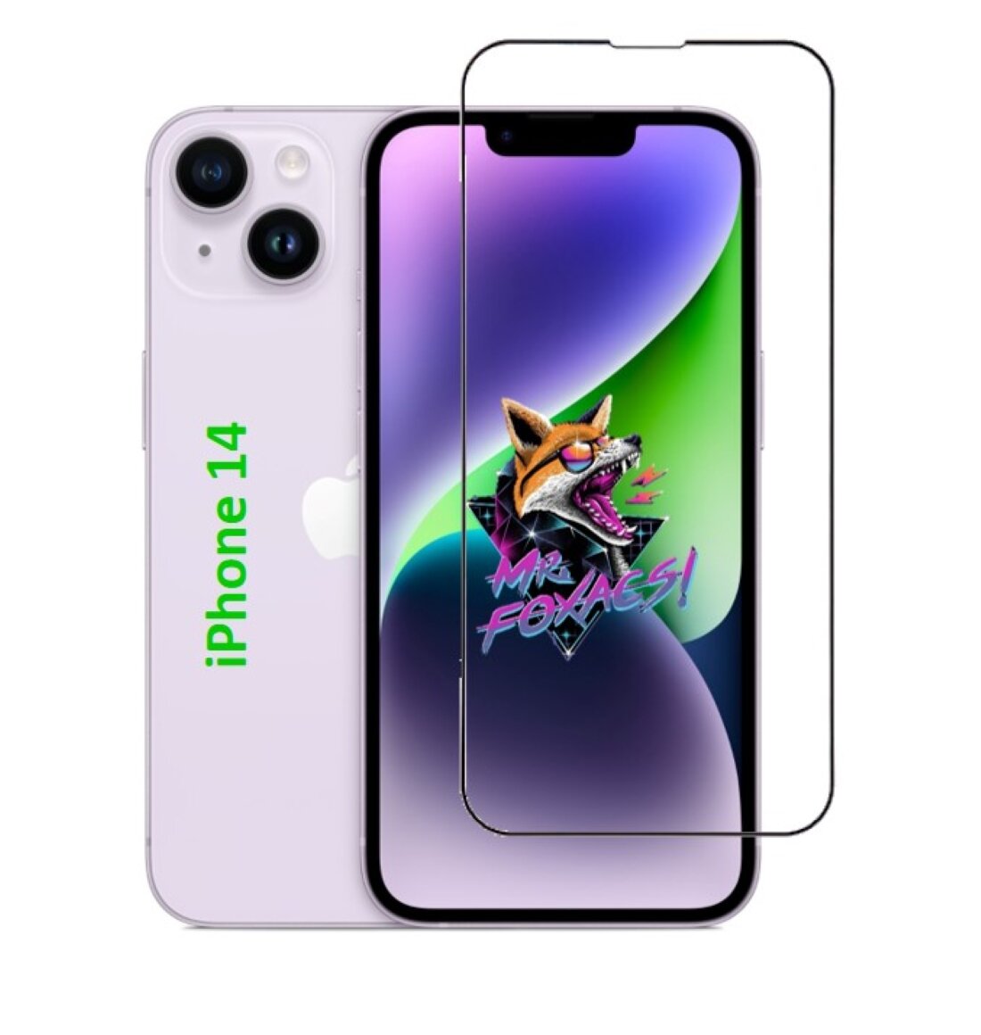 Защитное стекло для смартфона Apple iPhone 14 / iPhone 14 / Полноэкранное стекло для телефона Эпл Айфон 14 / Айфон 14 Base Glass