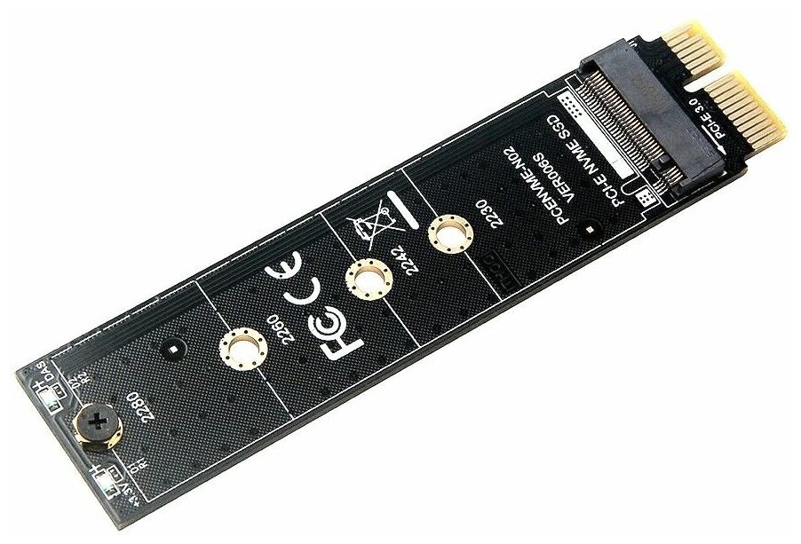 Адаптер NVME M.2 на PCI-E 3.0 1x переходник, преобразователь + отвертка