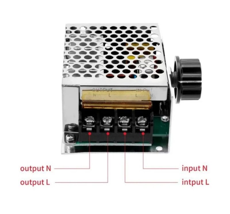 Регулятор мощности (диммер 4000WT) 220v в корпусе