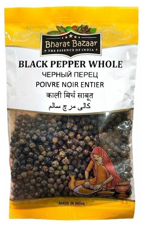 Перец черный горошек Bharat Bazaar 100 г - 1 шт.