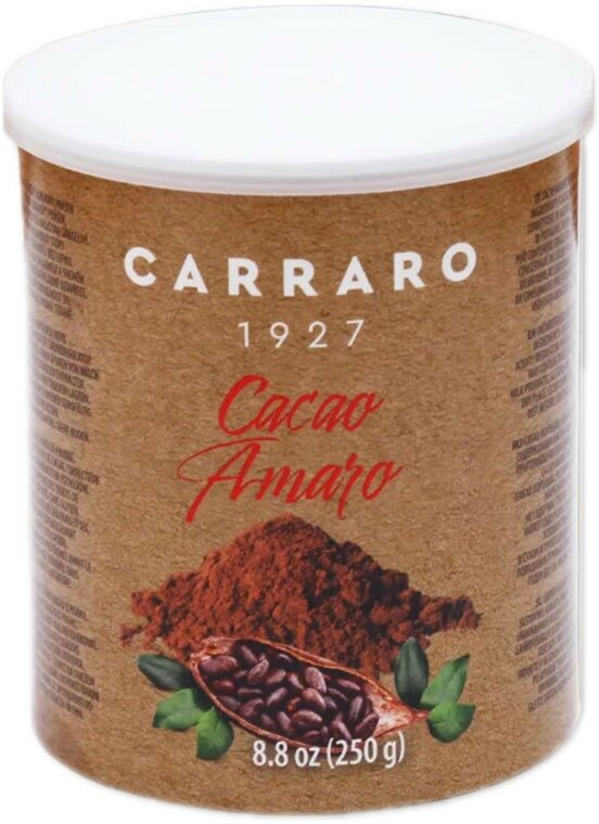 Carraro Cacao Amaro (Какао Амаро), ж/б, 250г