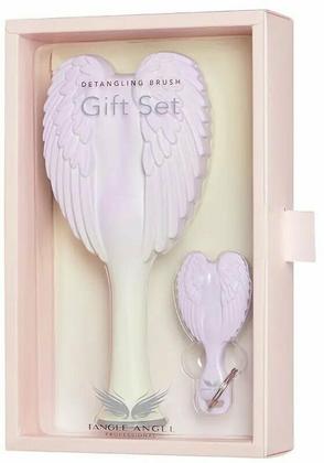 Подарочный набор расчесок для волос TANGLE ANGEL Gift Set - Lilac/Ivory + брелок расческа