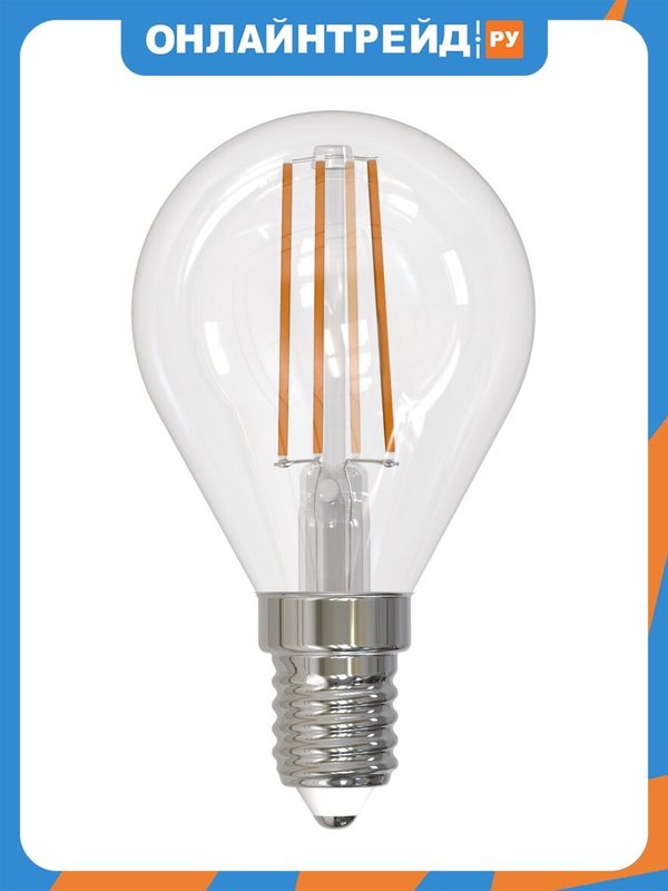 Светодиодная лампа Uniel LED-G45-9W/3000K/E14/CL PLS02WH