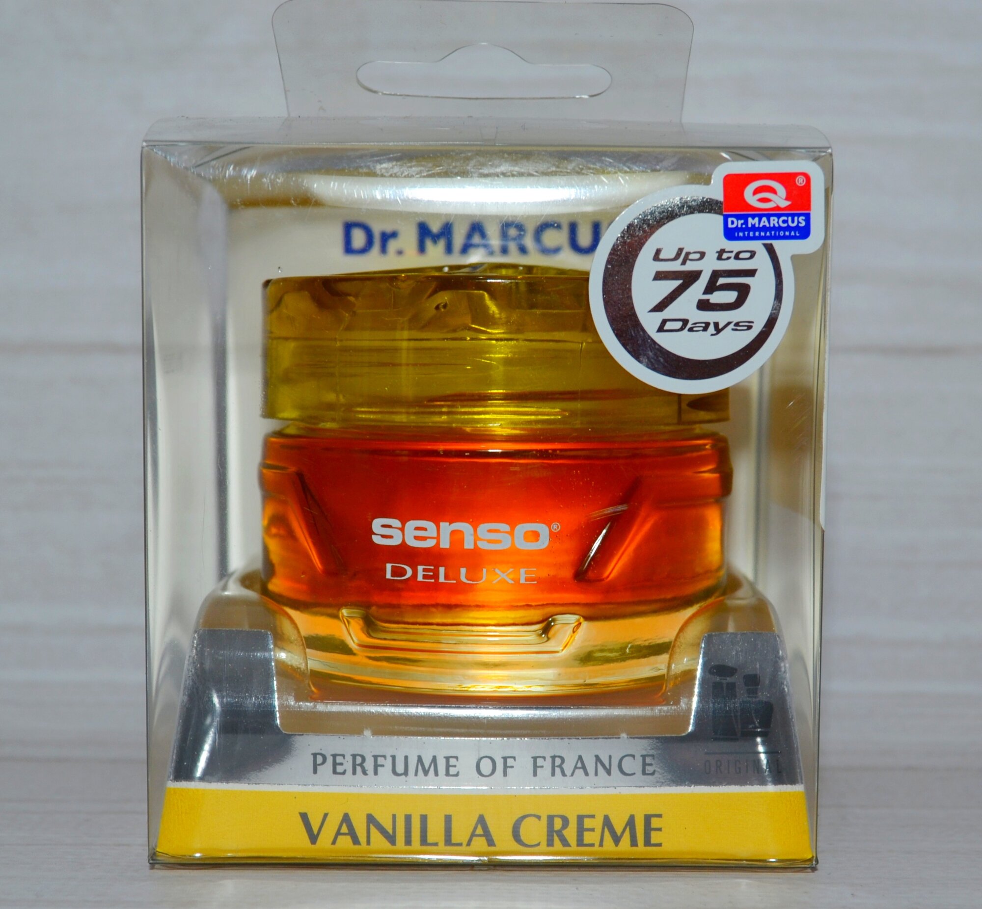 Освежитель воздуха для автомобиля, офиса и дома Dr.Marqus Senso Deluxe Vanilla Creme арт. 869