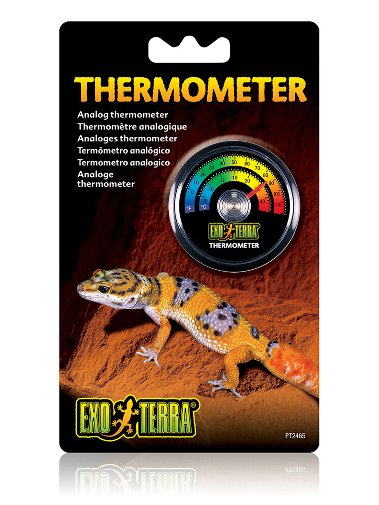 Термометр Exo Terra "Rept-O-Metr" круглый, для террариумов, 5,5 см.