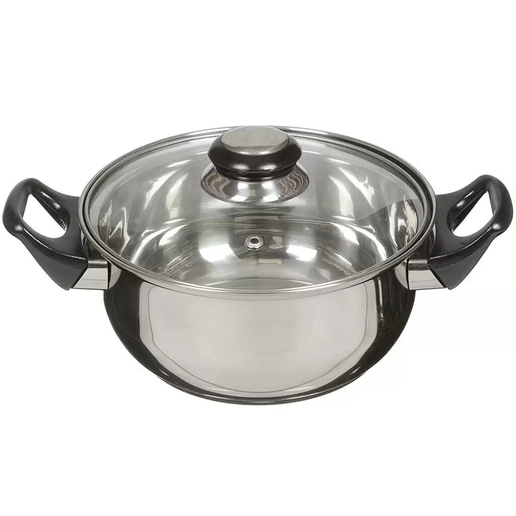 Кастрюля с крышкой MALLONY BAK-02, 2 л, нержавеющая сталь (985871)