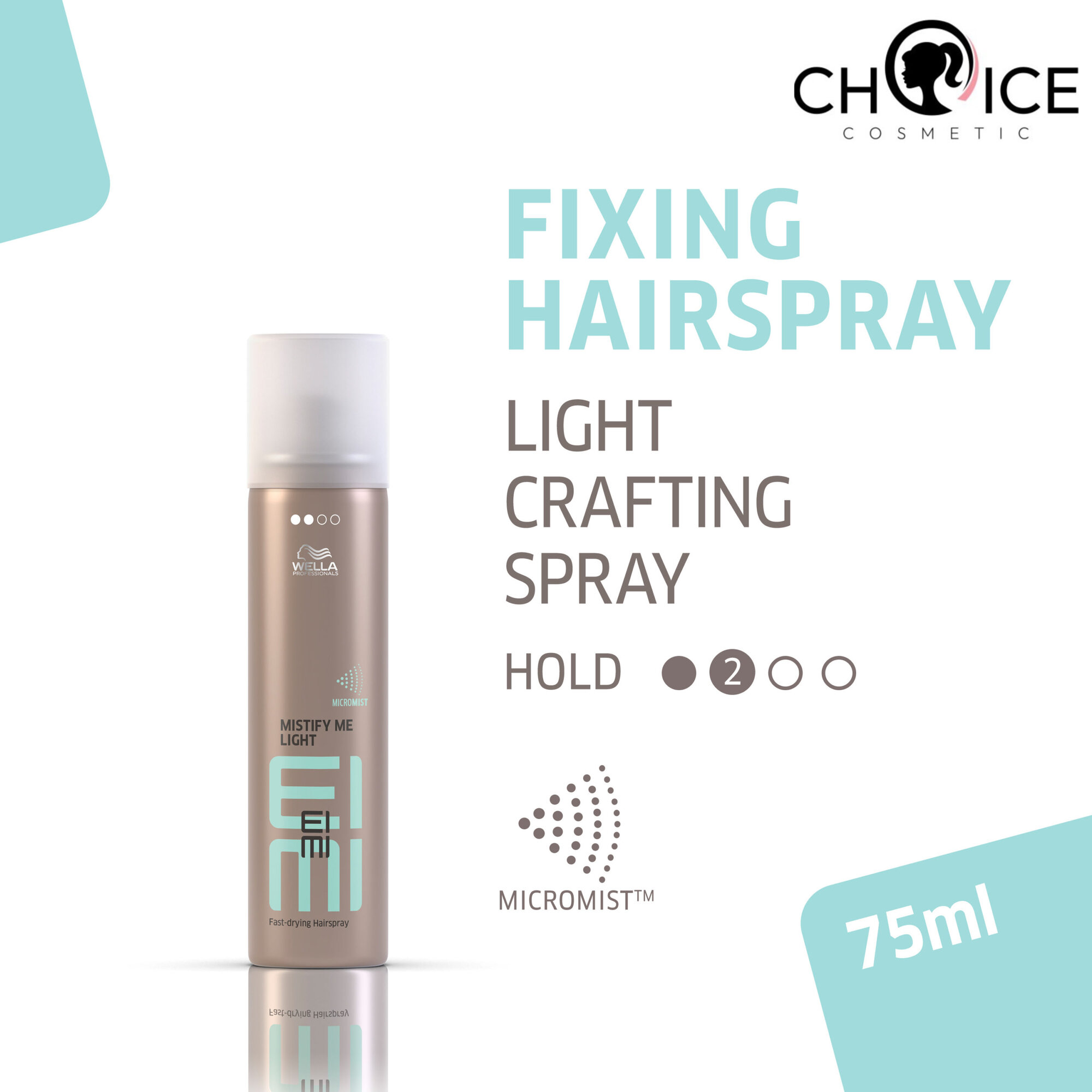 Wella Professionals Eimi Mistify Me Light Сухой лак , слабая фиксация, 75 мл