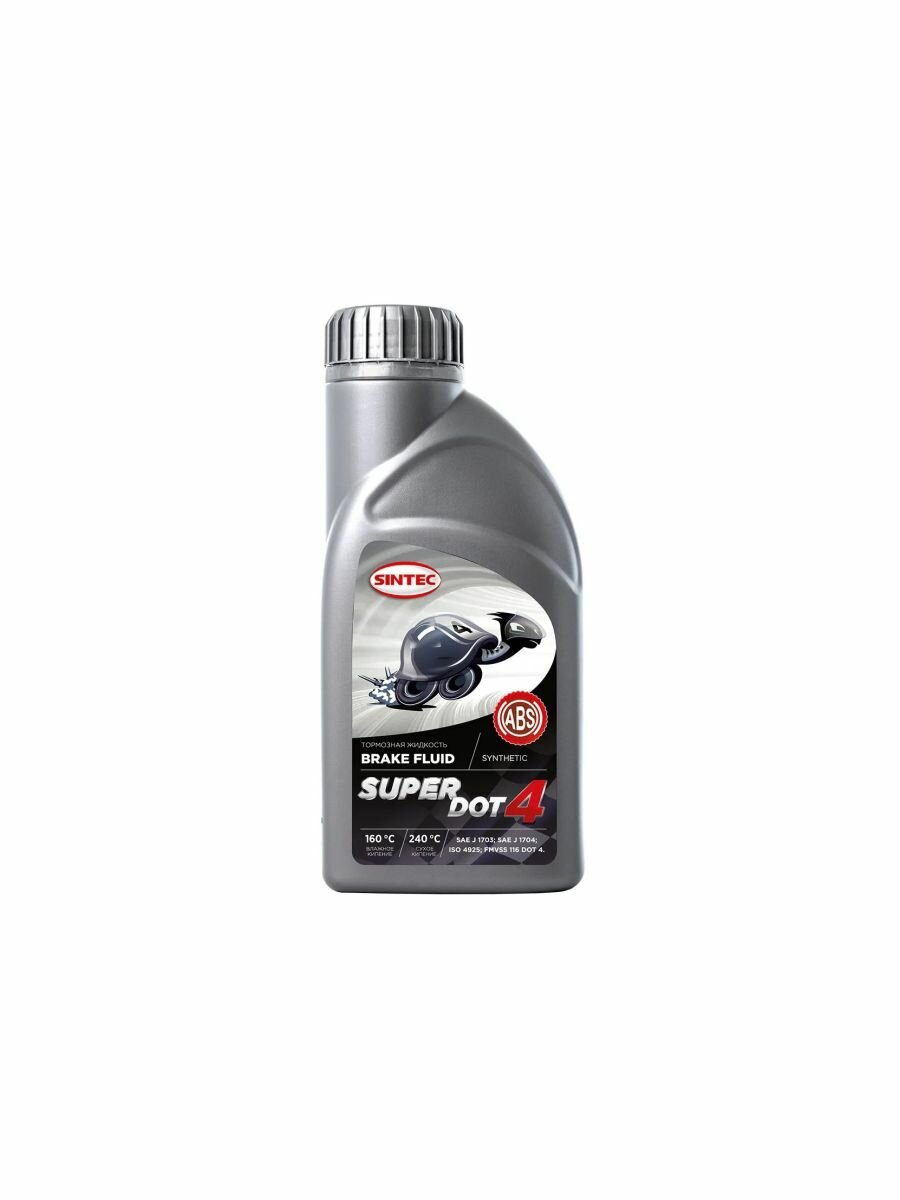 Жидкость тормозная DOT 4 SUPERDOT (Sintec) 0,455л