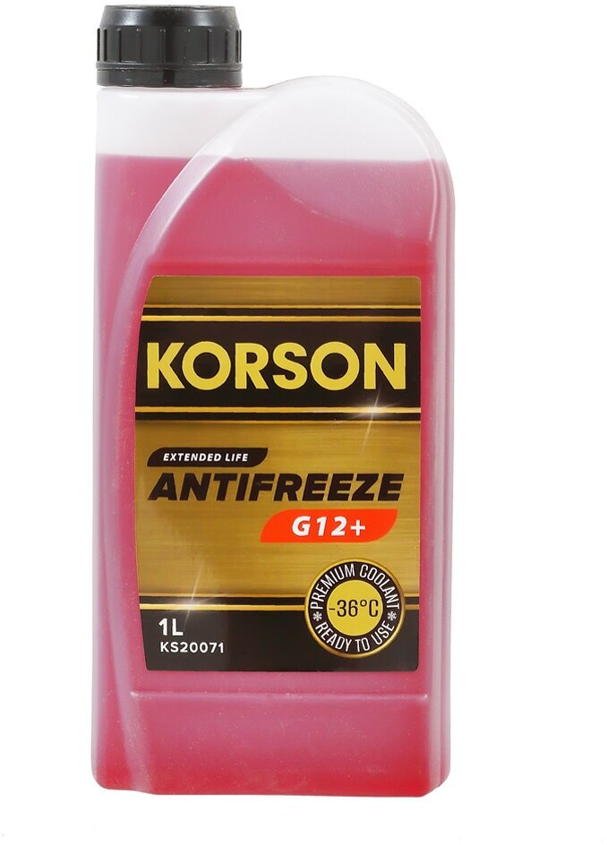 Антифриз готовый раствор 1 л OAT G12+ красный