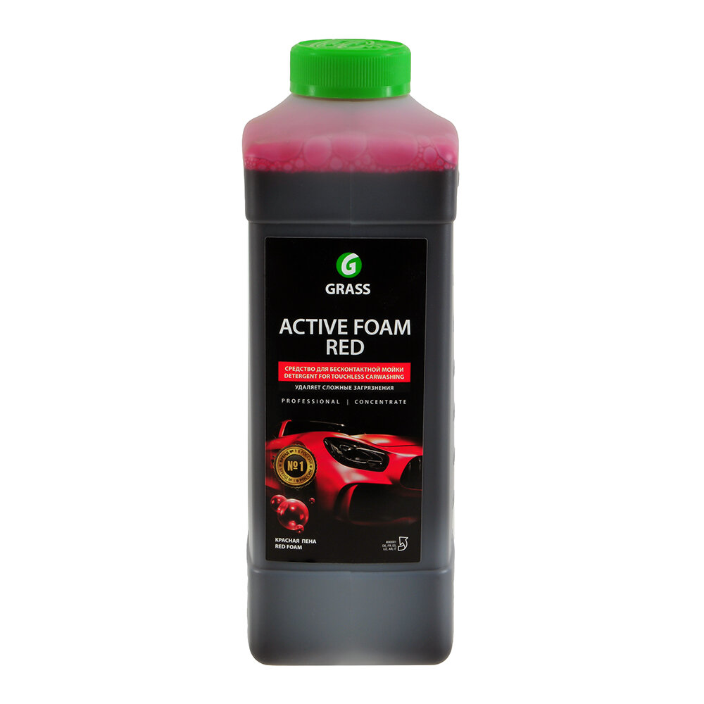 Автошампунь GRASS ACTIVE FOAM RED 1 л 800001