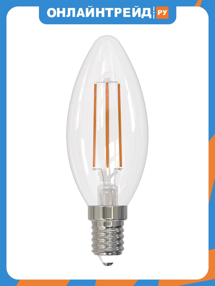 Светодиодная лампа Uniel LED-C35-11W/3000K/E14/CL PLS02WH