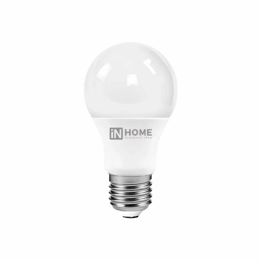 Светодиодная лампа IN HOME LED-A60-VC 10Вт 230В Е27 4000К 950Лм 4690612020211