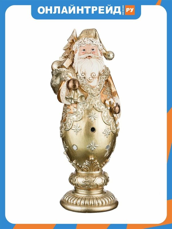 Фигурка декоративная Lefard "дед мороз" 11,5*10*30 см. 79-141