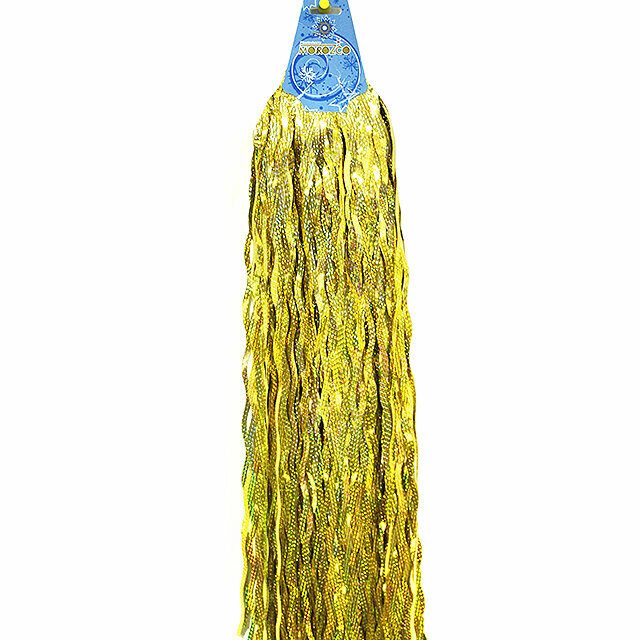 Дождик волнистый голографический 50*150 см золотой, MOROZCO (Морозко), ДГ501502
