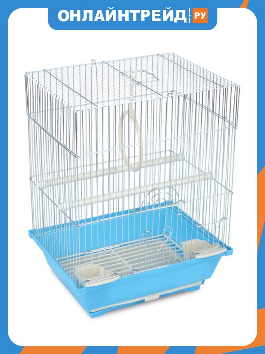 Клетка Triol 2105Z для птиц, цинк, 300*230*390мм