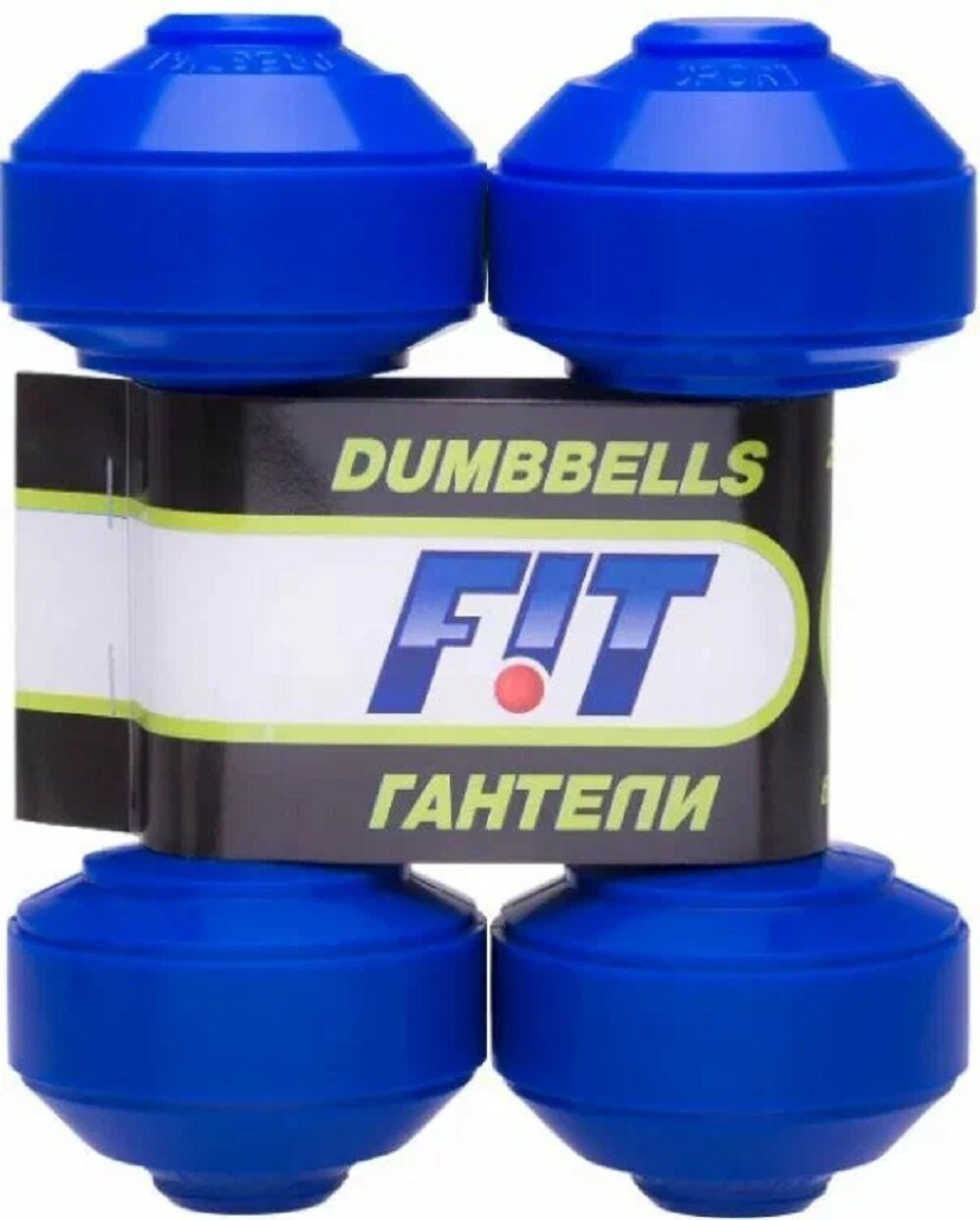 Гантели Престиж Fit, комплект, неразборные, литая форма, неопреновое покрытие, 1,95 кг