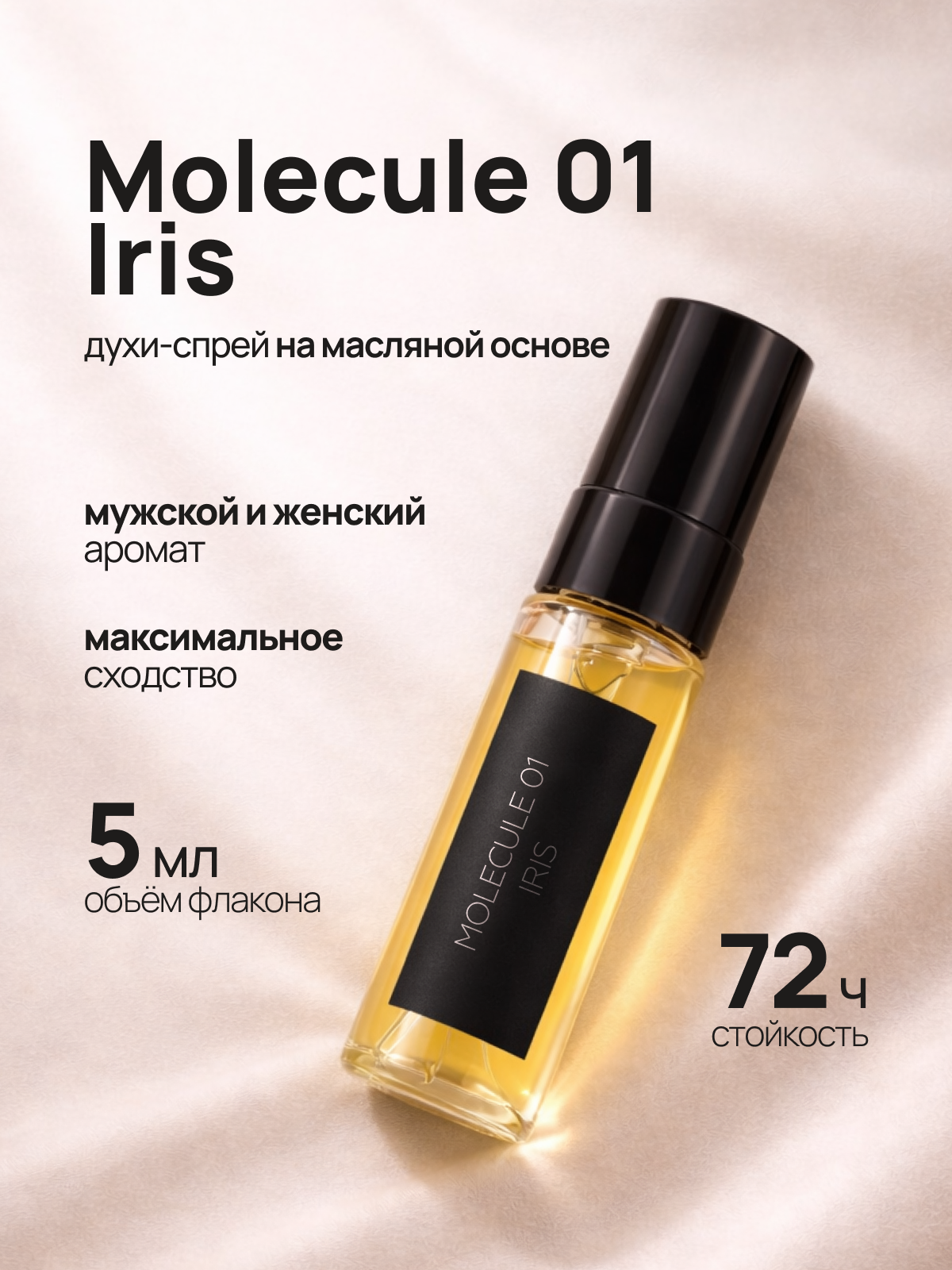 Духи унисекс Molecule Iris, Молекула Ирис 5 мл