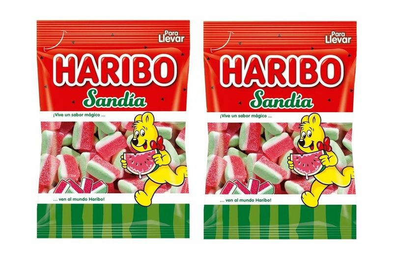 Мармелад жевательный Haribo Watermelon / Sandia / Харибо Арбуз, 2 шт. по 90 гр. (Испания)