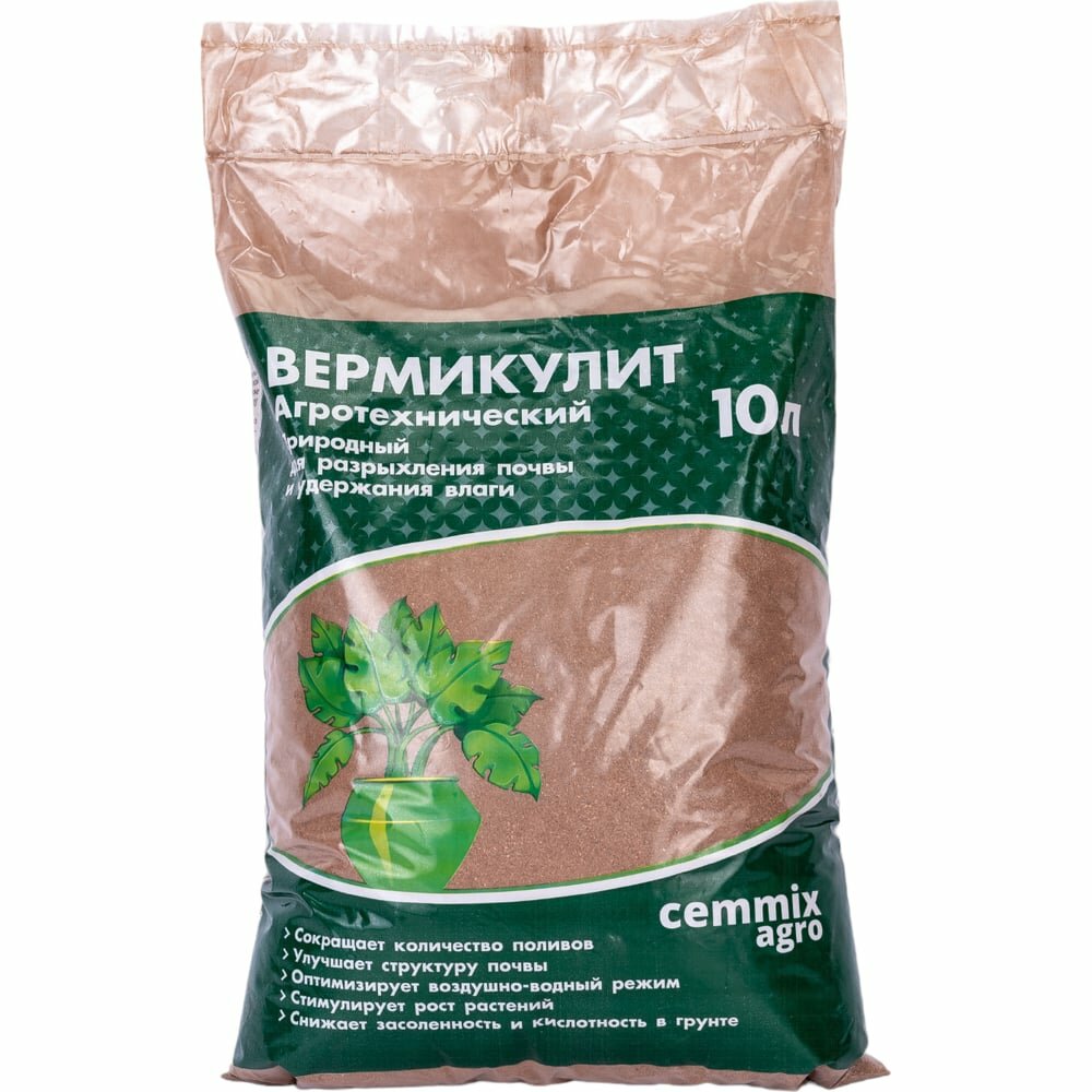 Агротехнический вермикулит CEMMIX 10 л 82578264