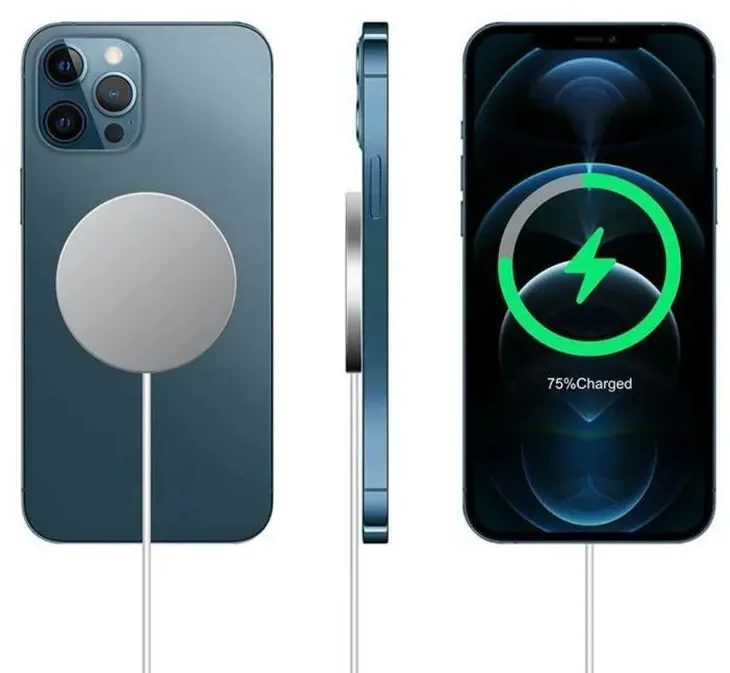Беспроводное зарядное устройство МagSafе для iPhone, AirPods / Быстрая зарядка 15W