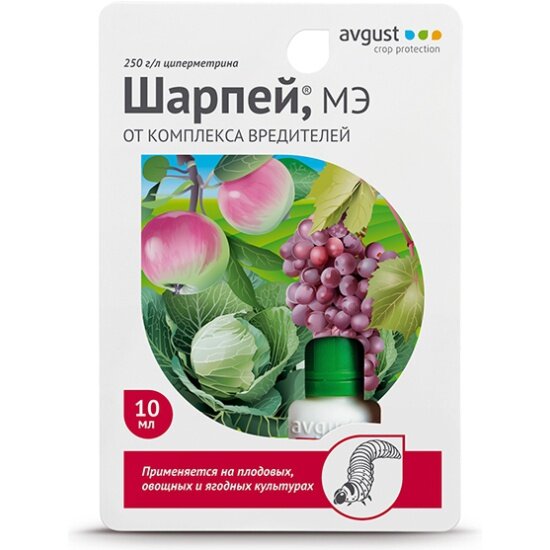 Средство от вредителей Avgust Шарпей, 10 мл