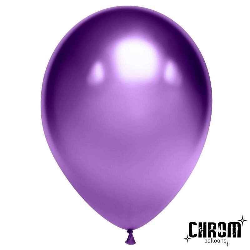 Шар (12'/30 см) Фиолетовый, хром, 50 шт.