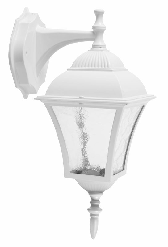 Уличный светильник De Fran TV-880DN Е27 60Вт IP44, серия Стандарт, белый, фактурное стекло