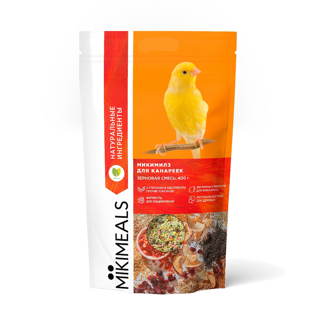 Корм Микимилс (Mikimeals) для канареек 400 г