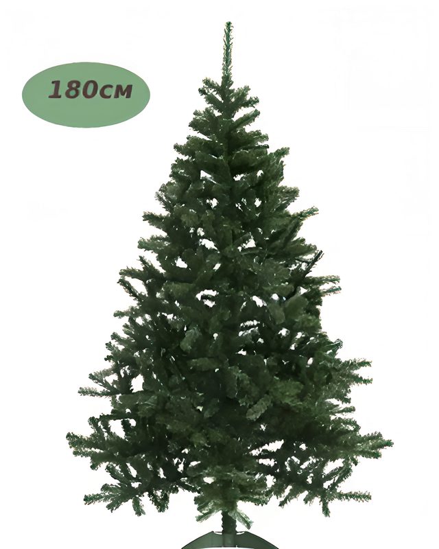 Елка "Русская Красавица", искусственная, ПВХ, 180 см, зеленая