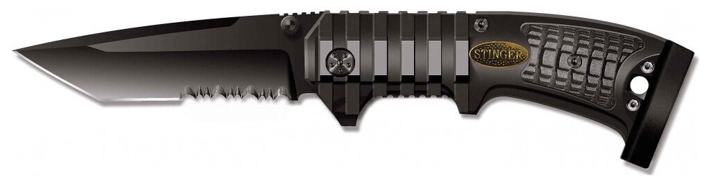 Нож складной Stinger 90 мм Black Silver SA-583B