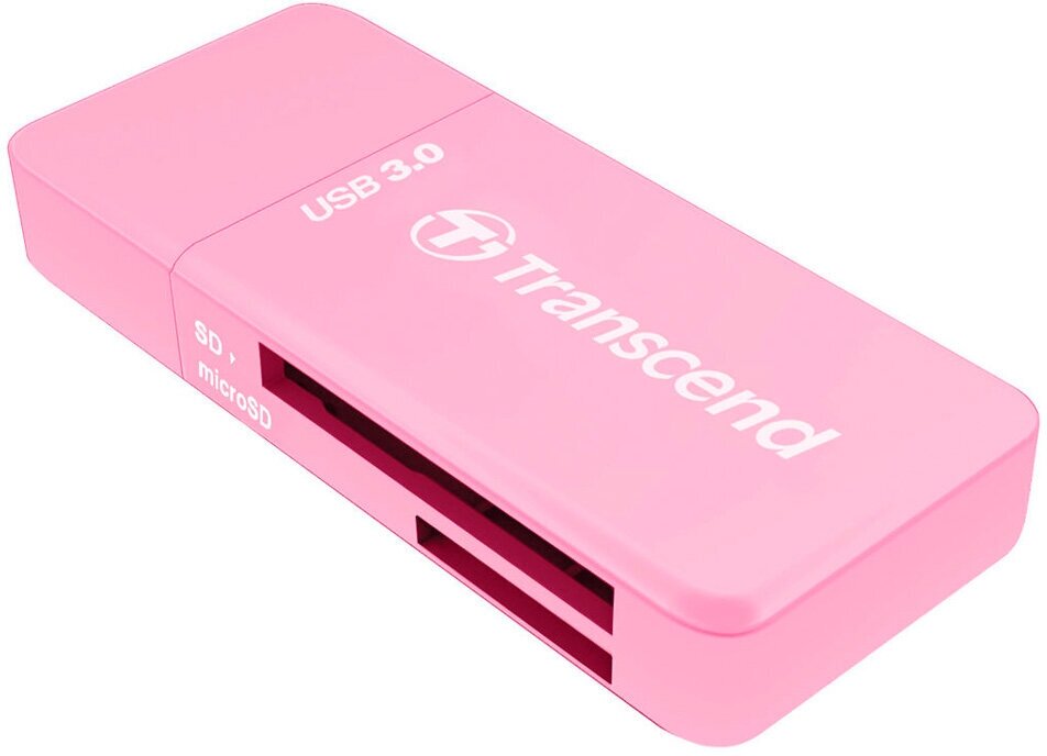 Карт-ридер Transcend RDF5 USB3.1 Gen 1, розовый