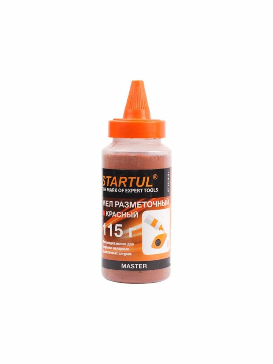 Мел разметочный STARTUL Master, цвет красный, 115 г (ST1215-01)