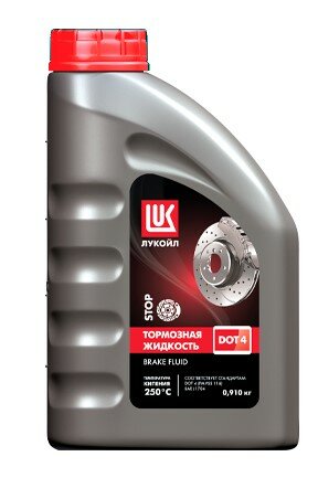 Жидкость тормозная DOT-4 091кг Лукойл 1338295