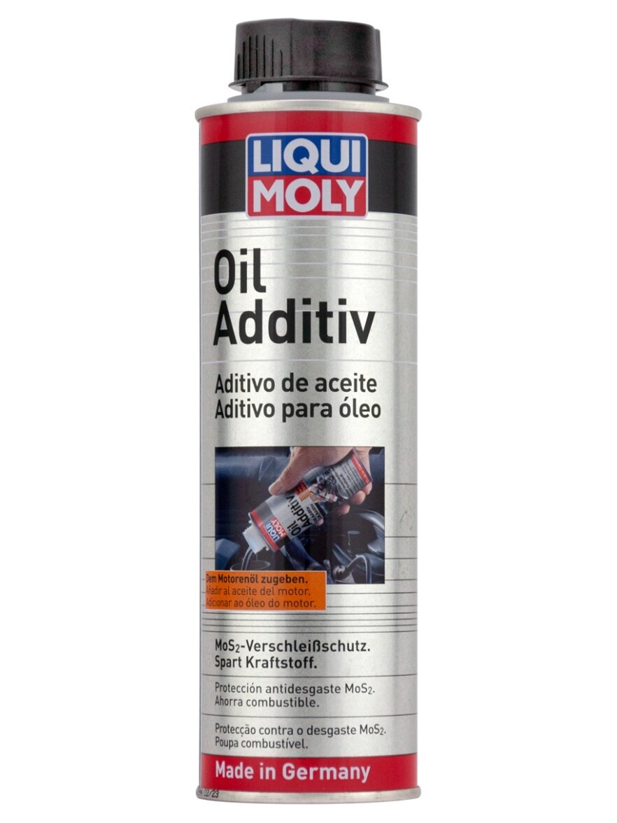 Антифрикционная присадка Liqui Moly Oil Additiv с дисульфидом молибдена в моторное масло 300мл