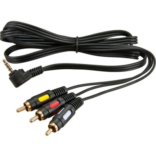 Кабель REXANT Стерео 3.5 мм 4C - 3 RCA, серия Gold, длина 1.5 м