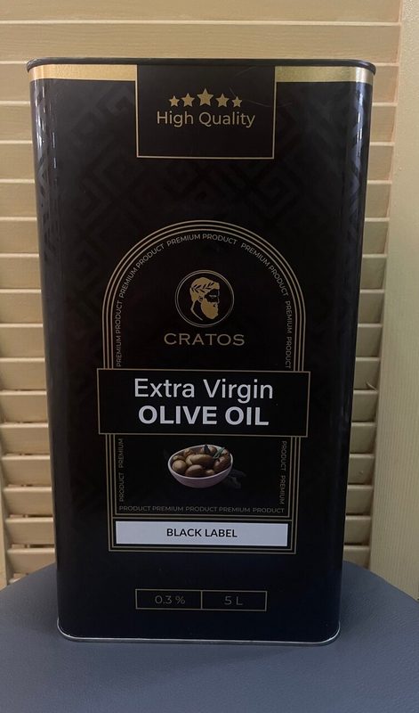 Cratos-Масло оливковое Extra Virgin Olive Oil,5 литров.