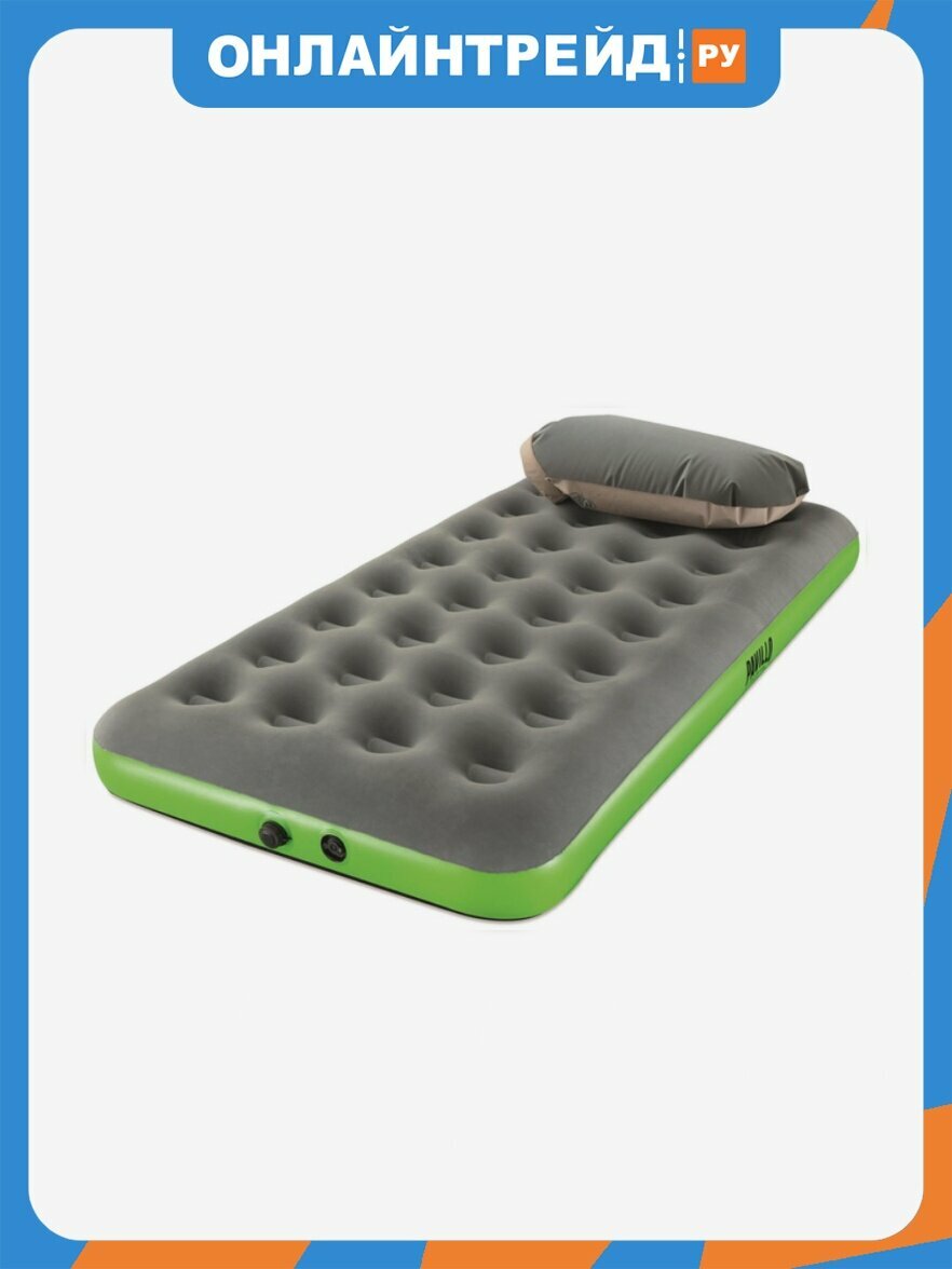 Матрас надувной Bestway Roll & Relax 99х188х22см с сумкой-насосом, до 150кг, 67619 BW