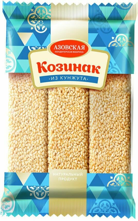 Азовская кондитерская фабрика Козинак кунжутный,150 гр./