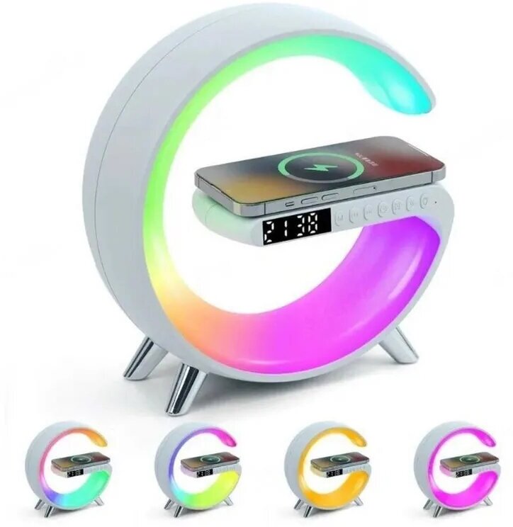 Ночник-колонка VIKEFON, с Bluetooth, LED, 10Вт, с таймером и будильником