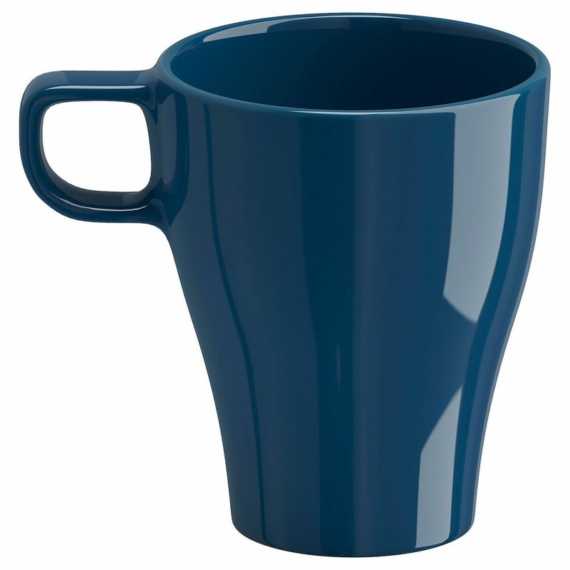 FARGRIK Кружка, темная бирюза, 25 сл, IKEA