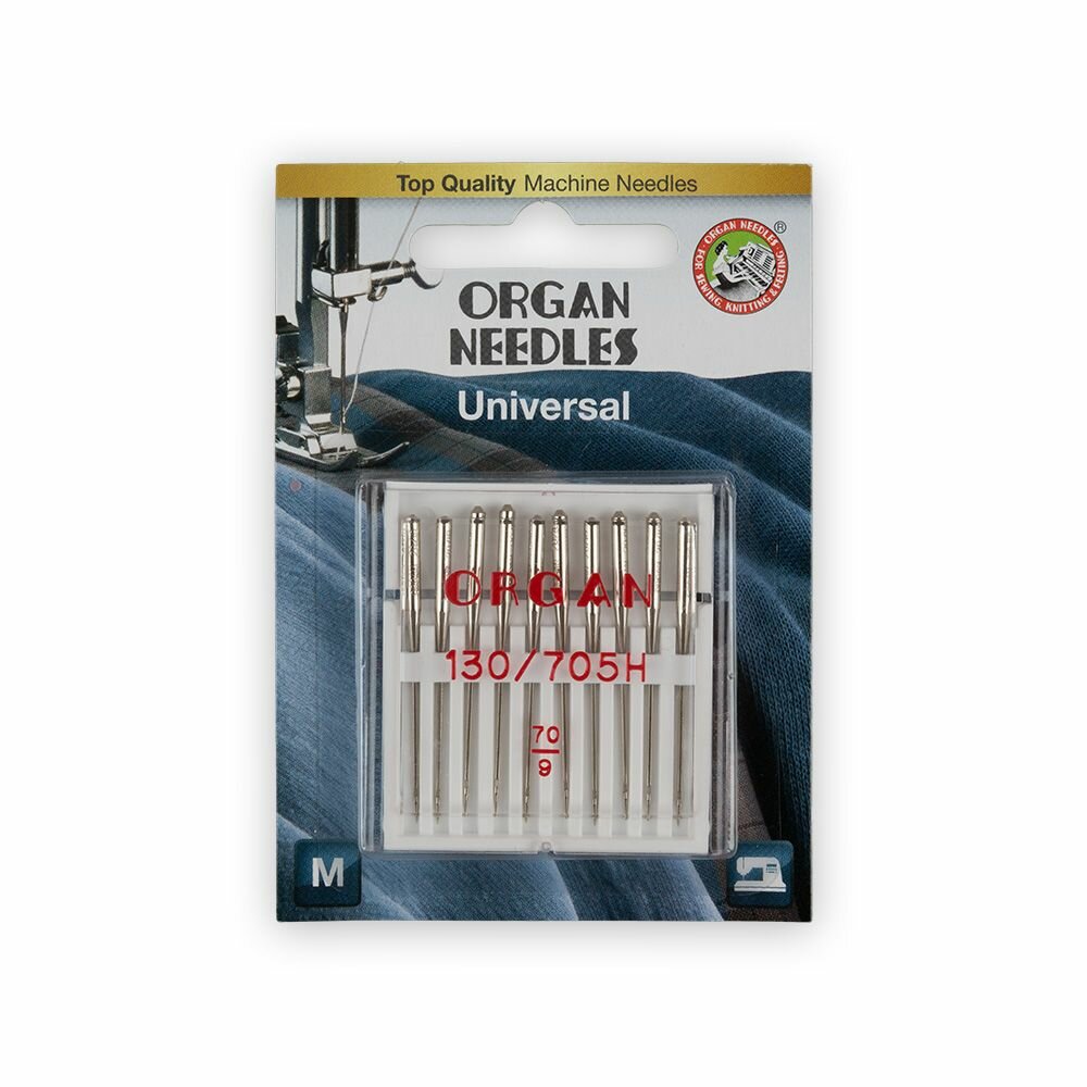 Иглы для швейных машин "ORGAN" универсальные 10 шт 5110070BL № 70