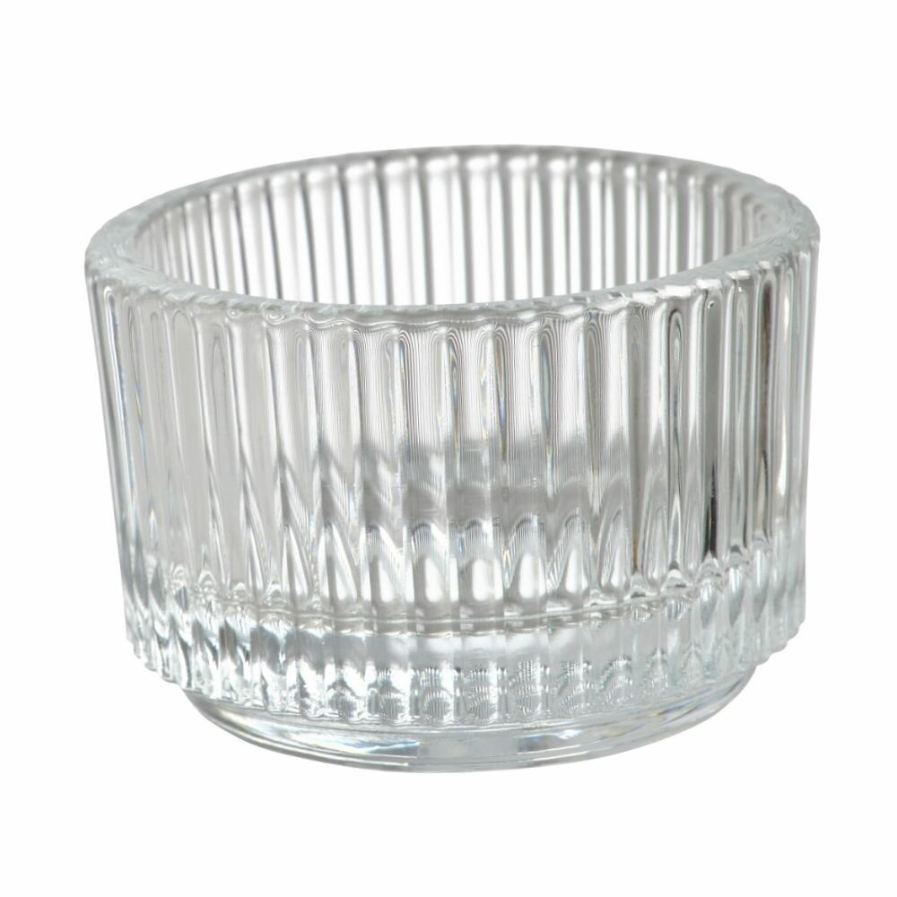 FINSMAK Подсвечник для греющей свечи, прозрачное стекло, 3.5 см, IKEA