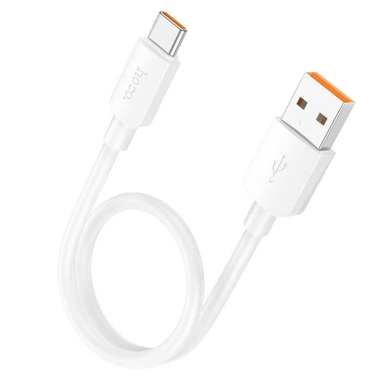 USB Кабель Type-C, HOCO, X96, 100W, 0.25м, белый