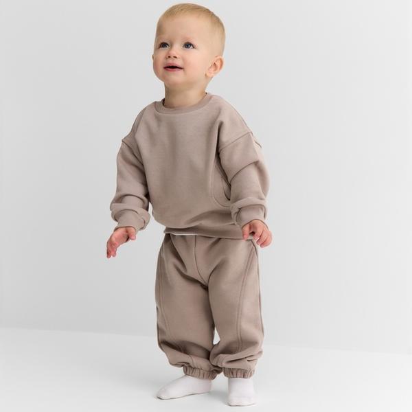 Комплект одежды Minaku, размер 86-92, коричневый