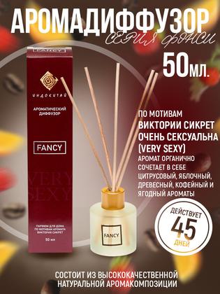 Ароматизатор для дома, диффузор ароматический с палочками"Индокитай"50мл по мотивам Виктория Сикрет "Очень сексуальна"