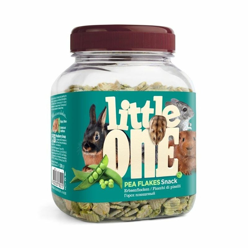 Little One Плющеный горох. Лакомство для всех видов грызунов, 200гр