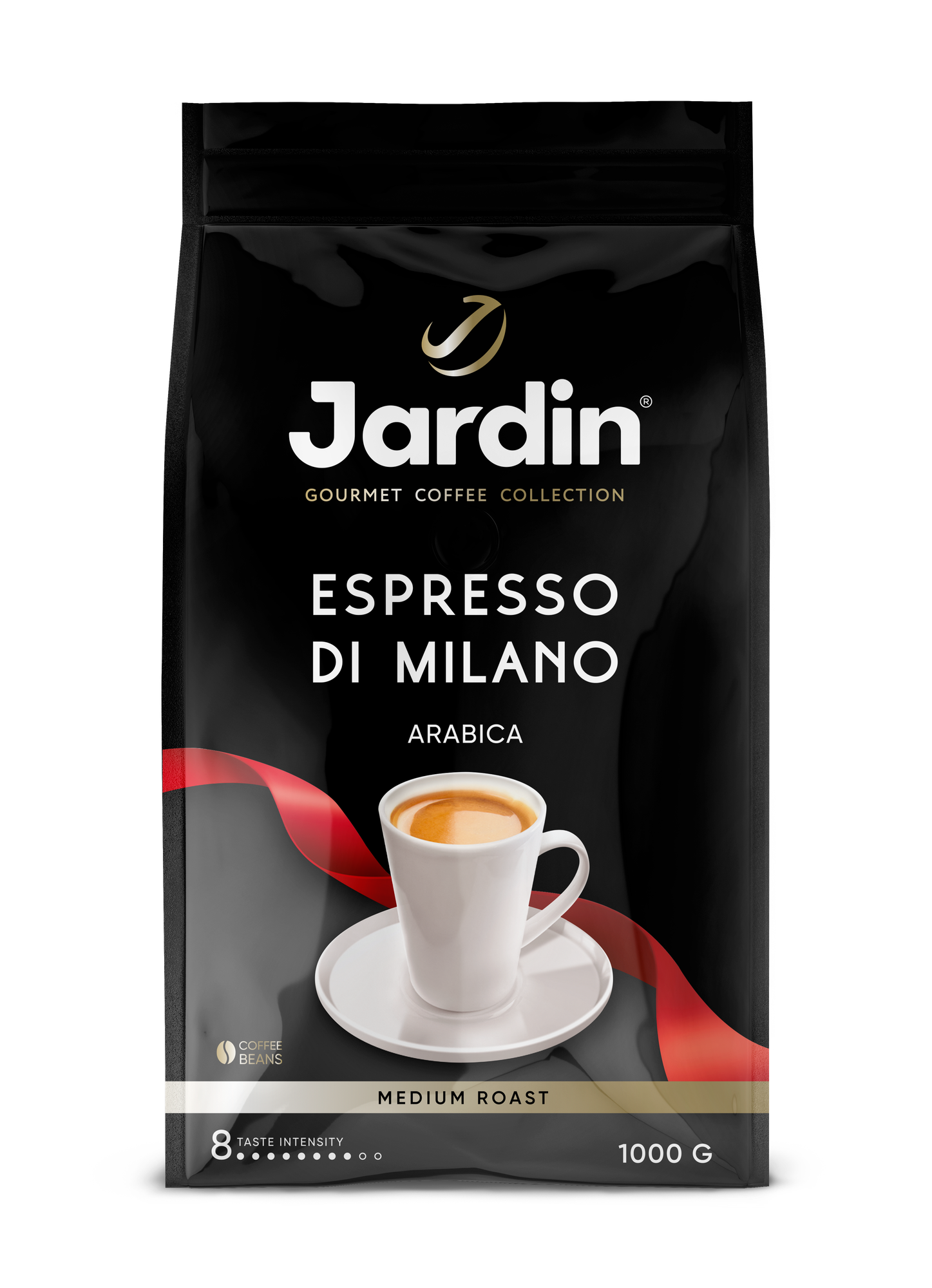 Кофе в зернах Jardin Espresso di Milano, средняя обжарка, арабика, 1 кг