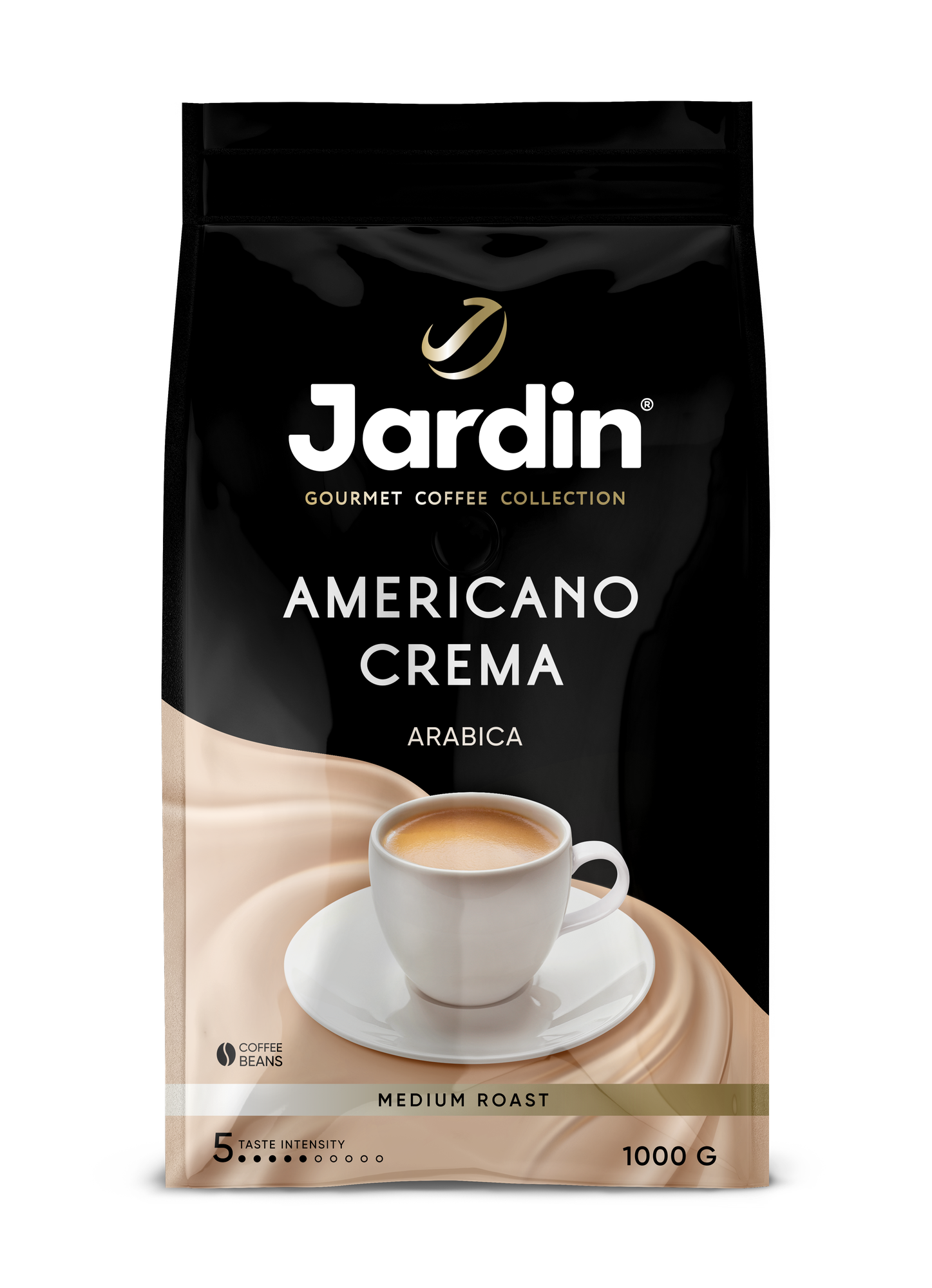 Кофе в зернах Jardin Americano Crema, средняя обжарка, арабика, 1 кг