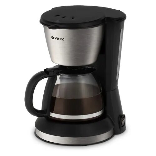Кофеварка Vitek VT-1506, капельная, черный